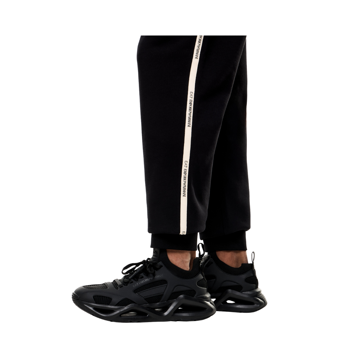Train Logo Trousers - Black