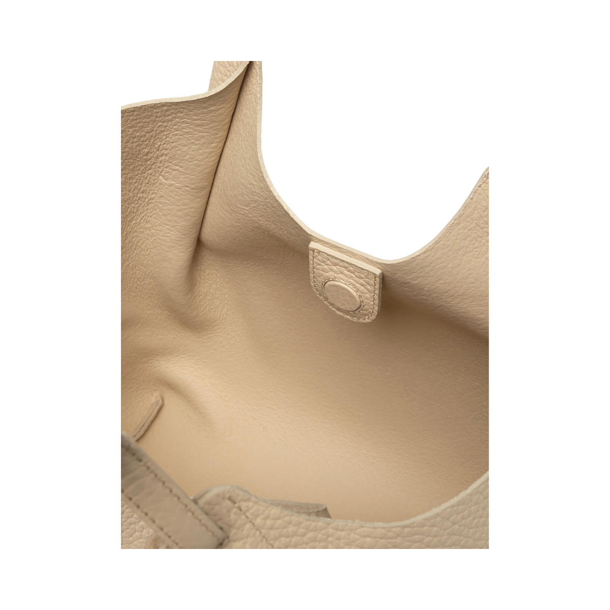 Dua Leather Handbag - Alabaster