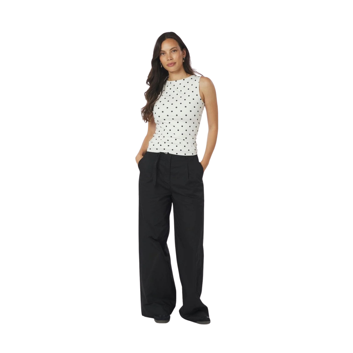 Ditty Jersey Top - White