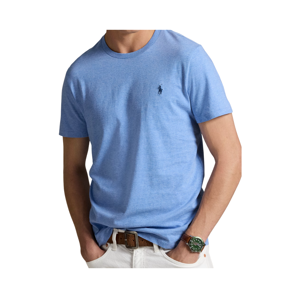Classic Fit Crewneck T-Shirt - Soft Royal