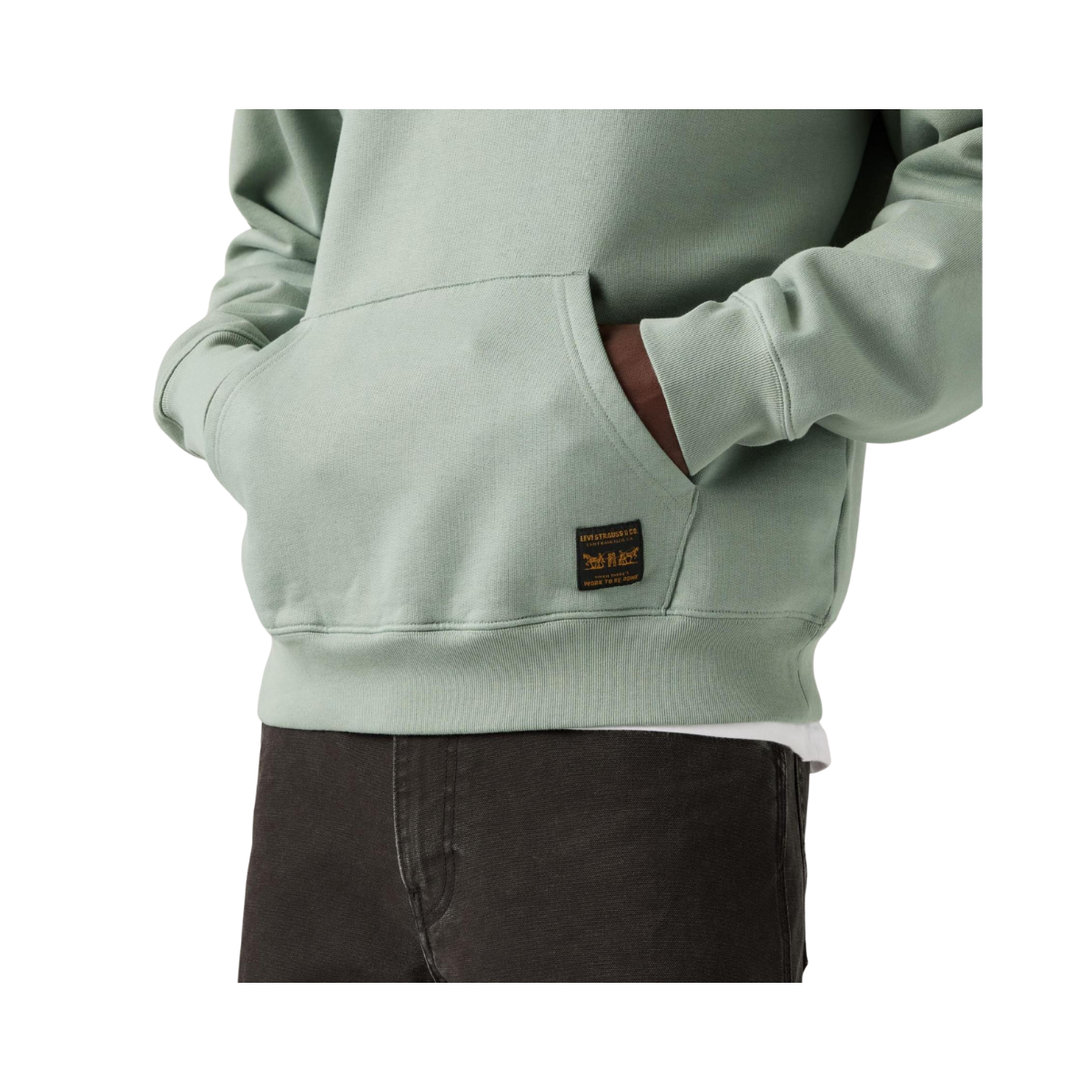 Workwear Pullover Hoodie - Chinois Green Brushed