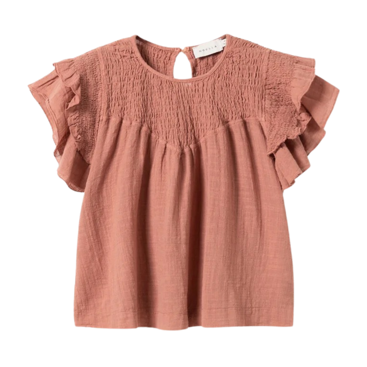 N-MAURA BLOUSE - RED CLAY