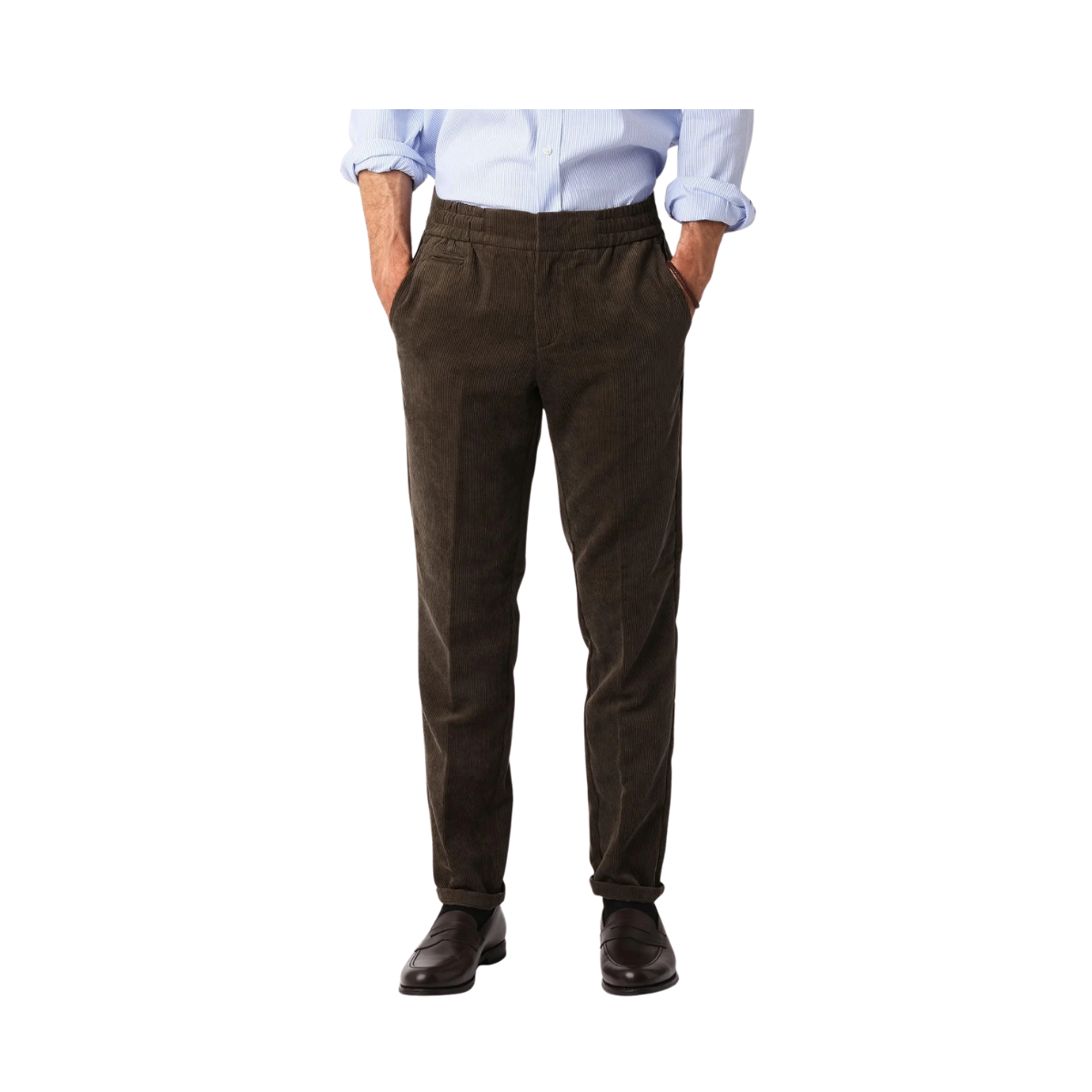 Tech Cord Pants - Chocolate