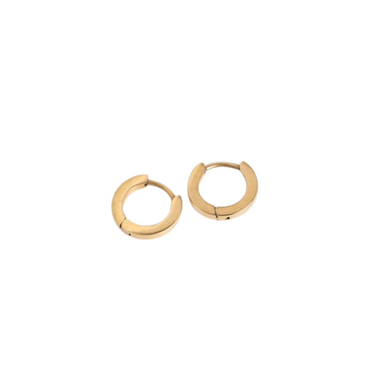 Classic Gold Hoops Medium - gold