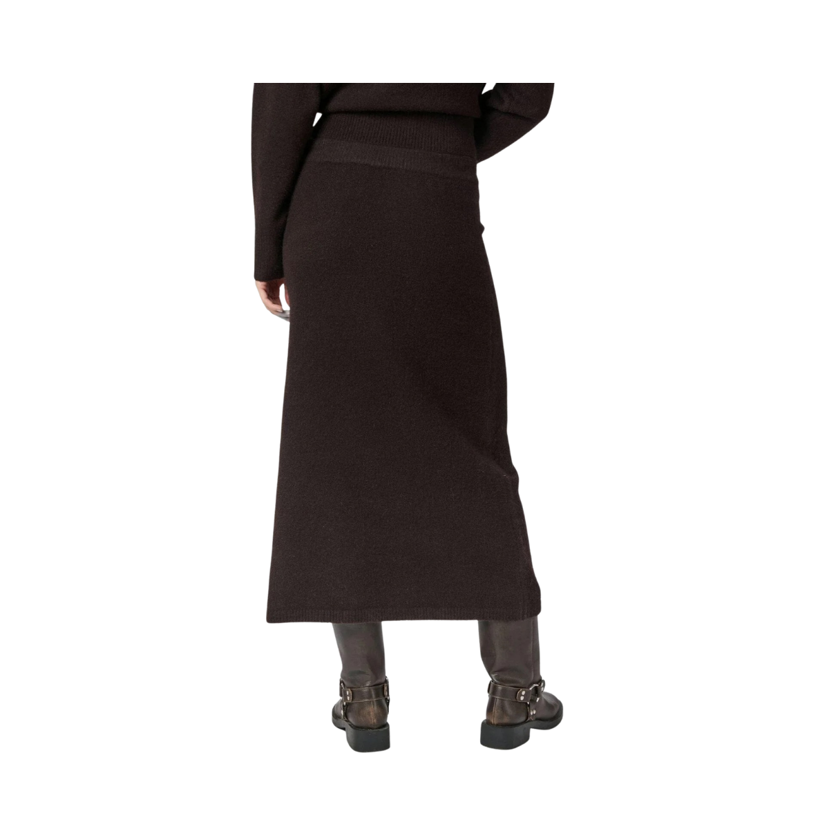 Hynne Knit Skirt - 676 Dark brown