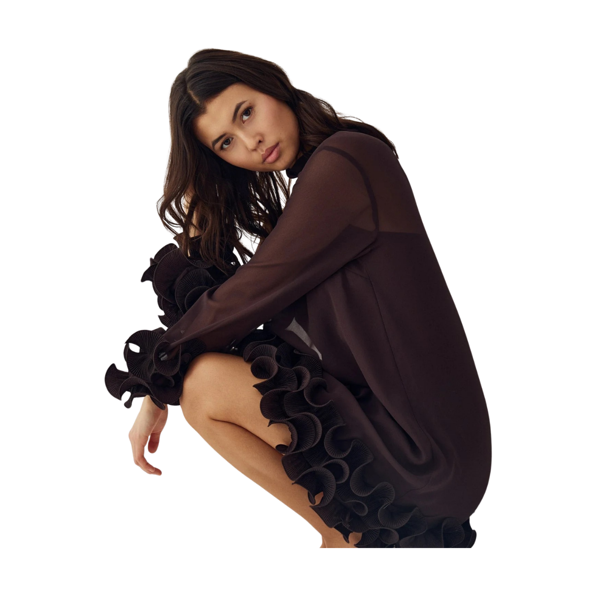 Latania Dress - Chocolate