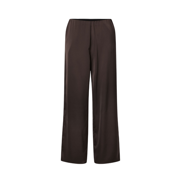 YASPella Wide Pants - Chocolate brown