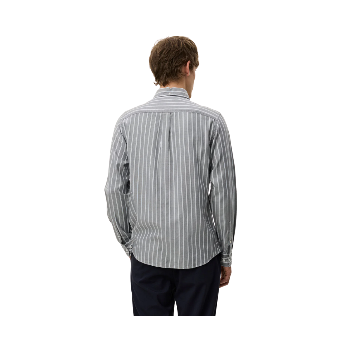 Konrad Herringbone Shirt - Asphalt