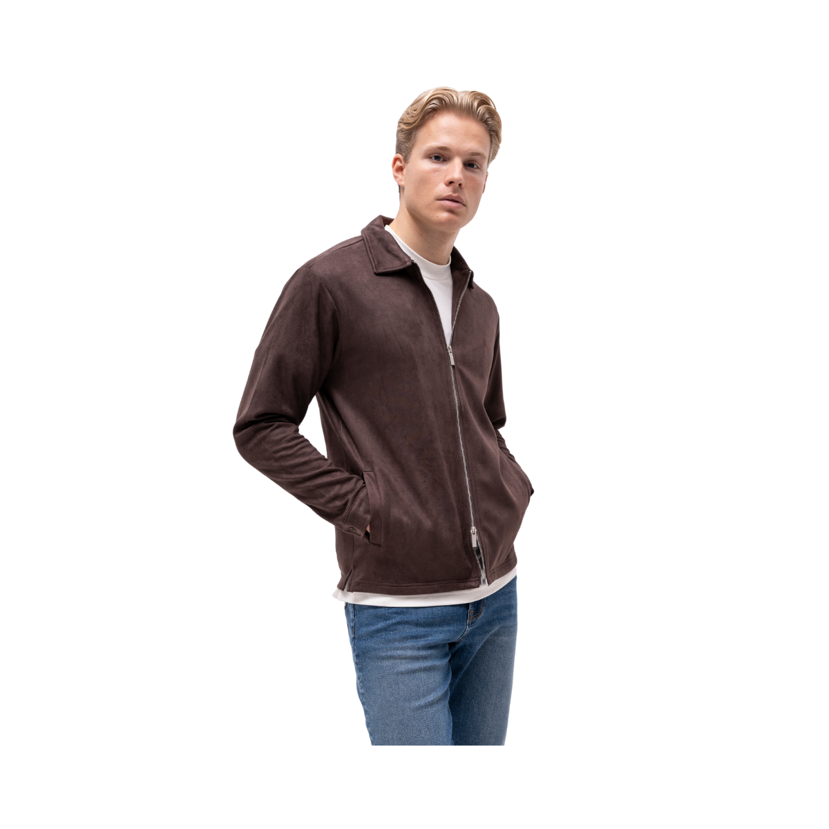 Denki Zip Jacket - Dark Brown