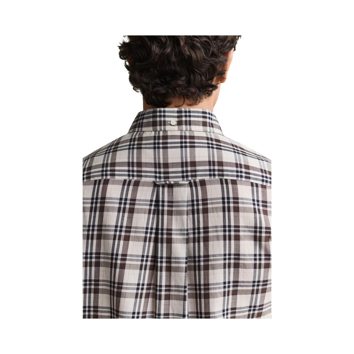 Reg Twill Check Shirt - Sand