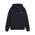 Tipped Hooded Sweatshirt - Navy