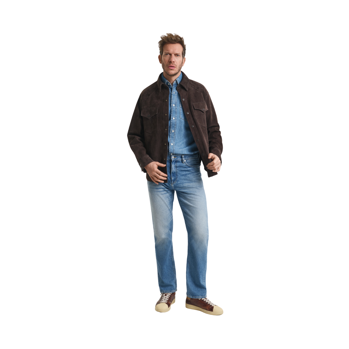 Reg Denim Shirt - Blue