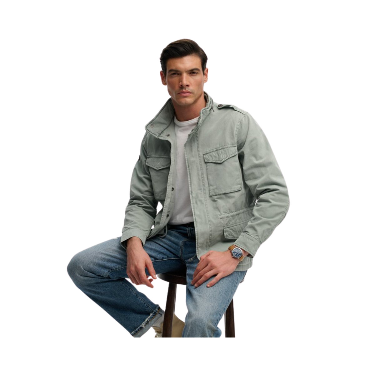 Cotton M65 Jacket - Washed Sage
