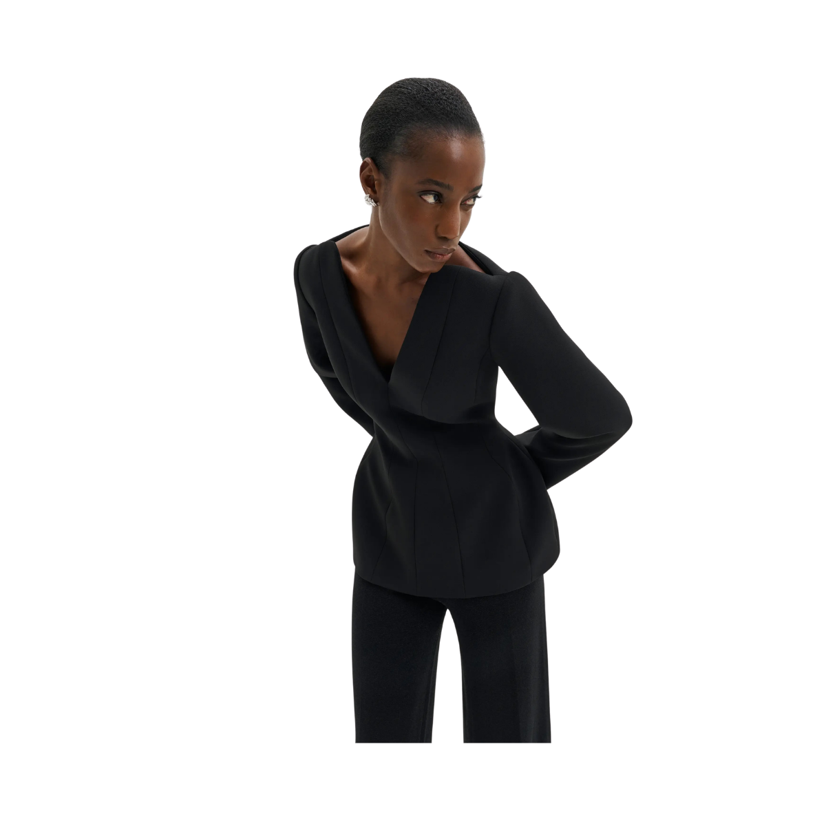 Ninni Hourglass Top - Black