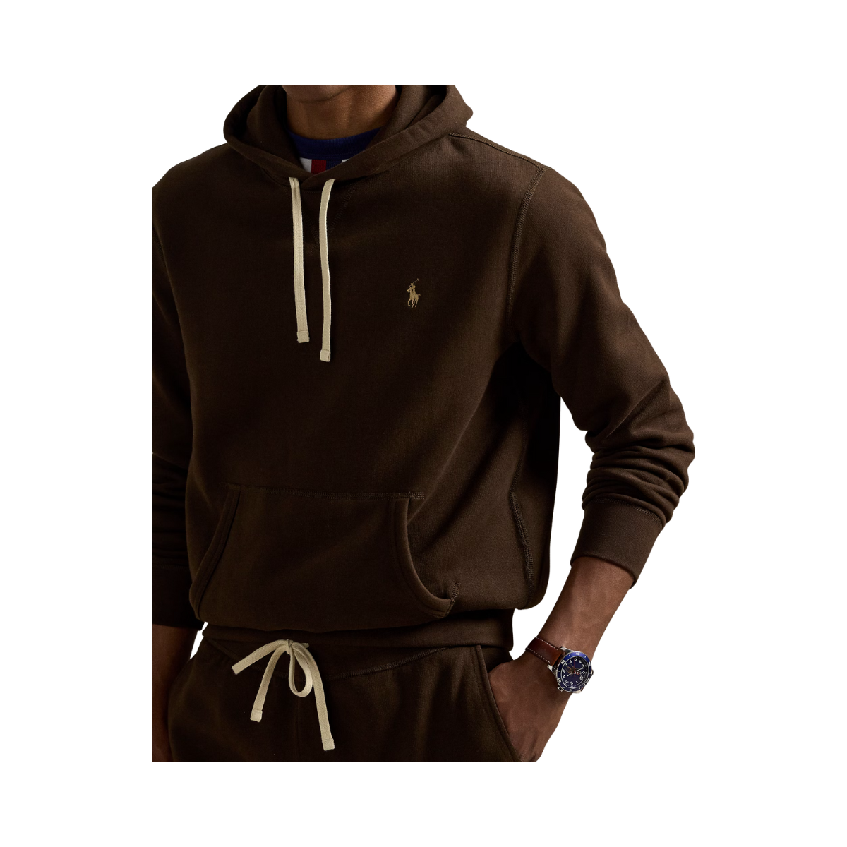 LS Hood Sweater - Nutmeg Brown