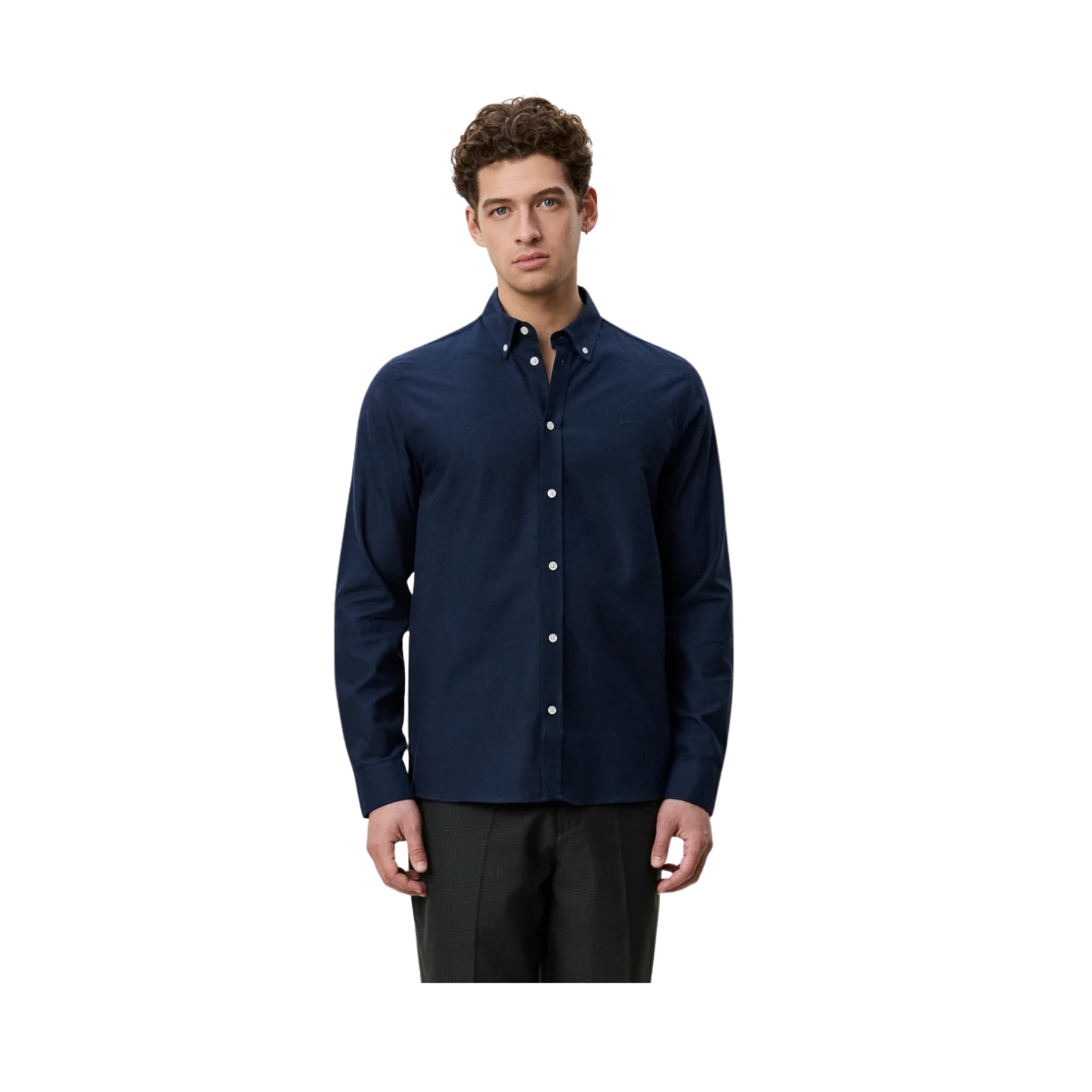 Soft Flannel Shirt - Dark Navy