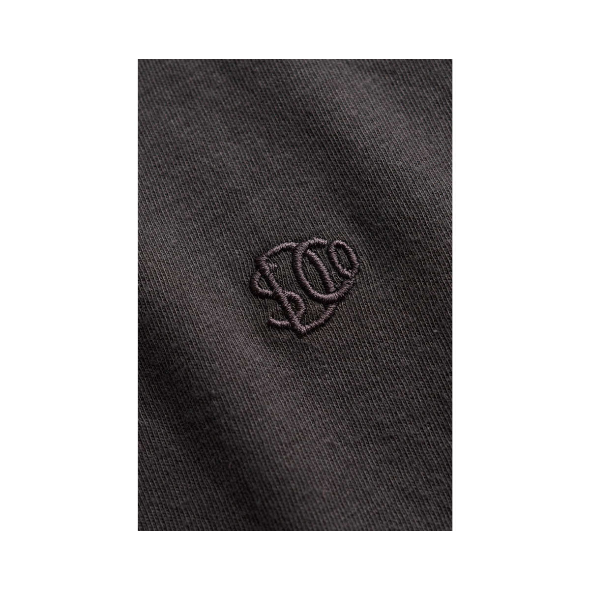 Classic Cotton Lin Ss Grandad - Dark Charcoal