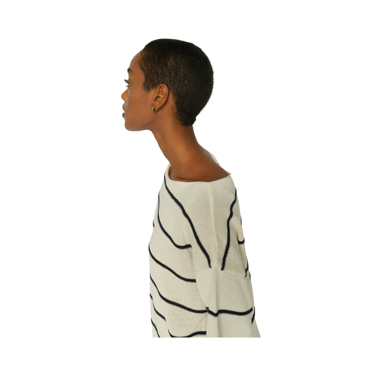 MMArlen Paper SS Knit - Ecru