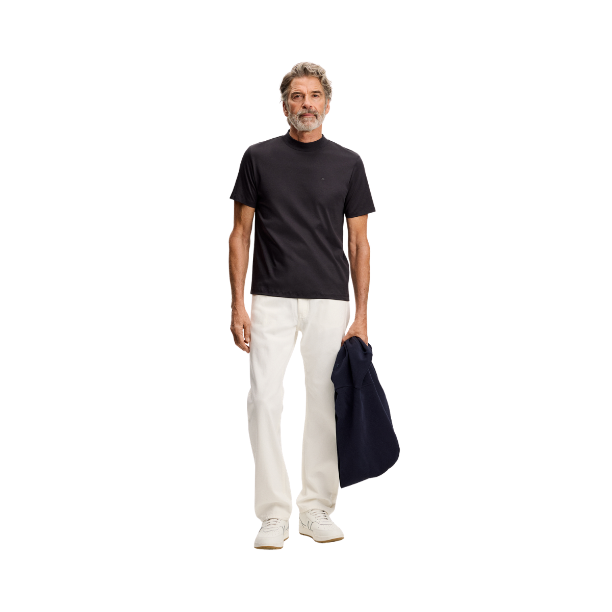 ACE MOCK NECK T-SHIRT - Black