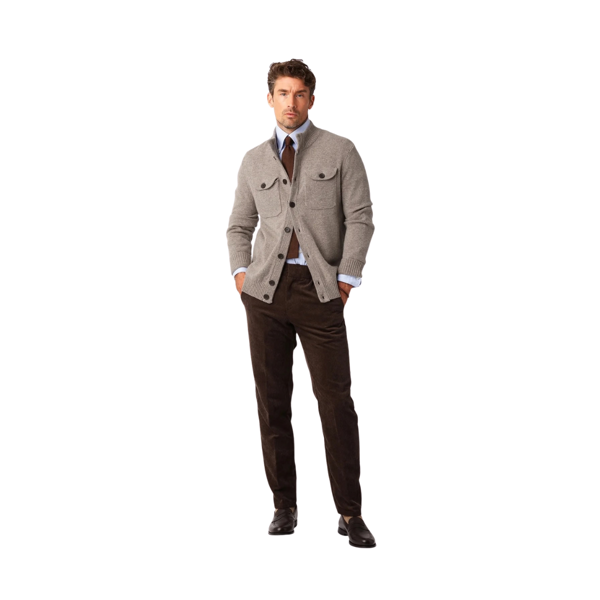 Pocket Cardigan - Sand