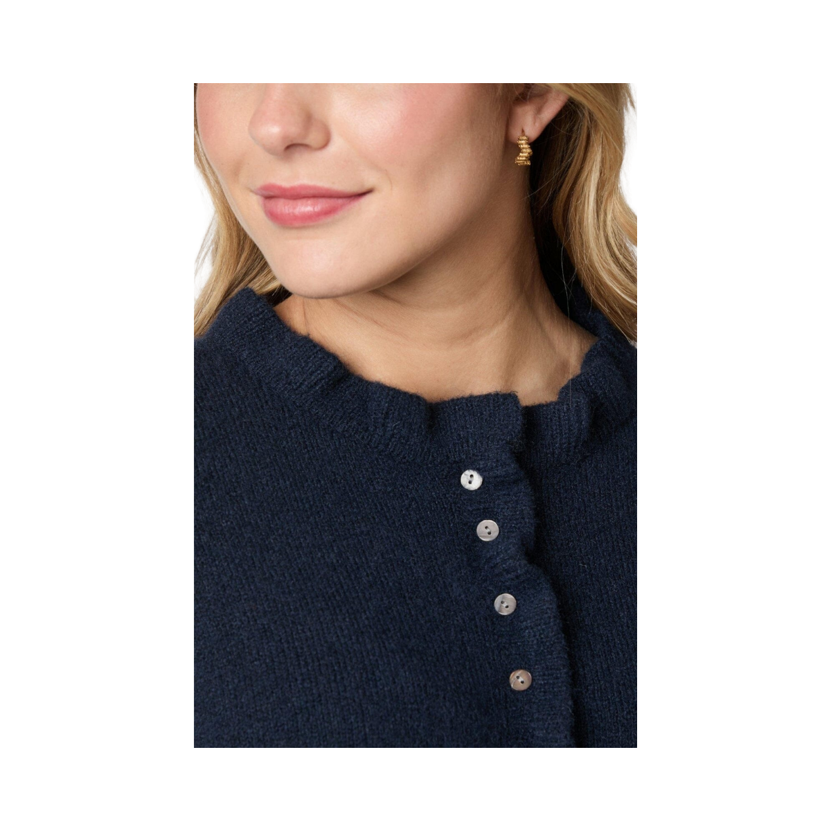 Elowen Knit Blouse - 141 Navy