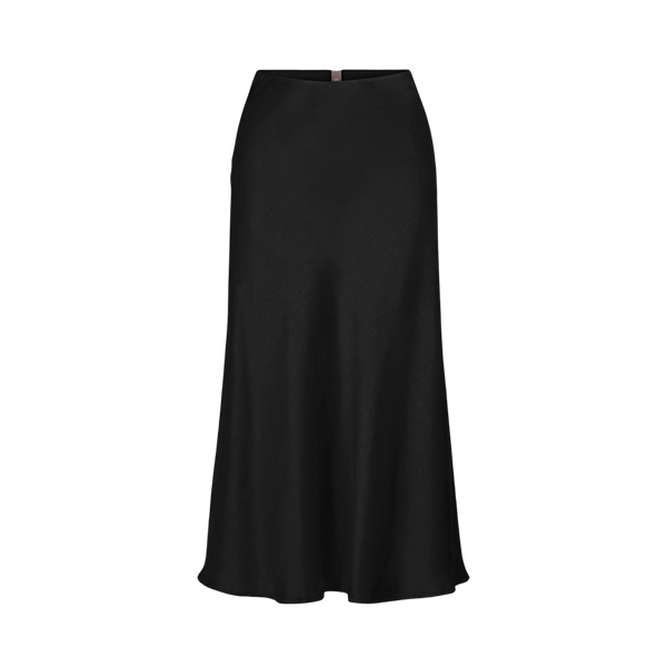 YASPella Highwaist Midi Skirt - Black
