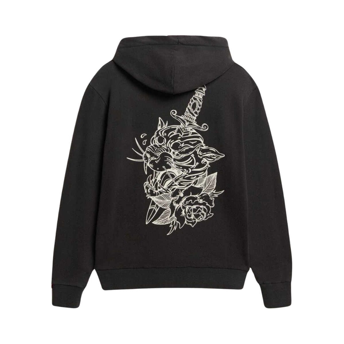 Tattoo Flash Loose Hood - Black