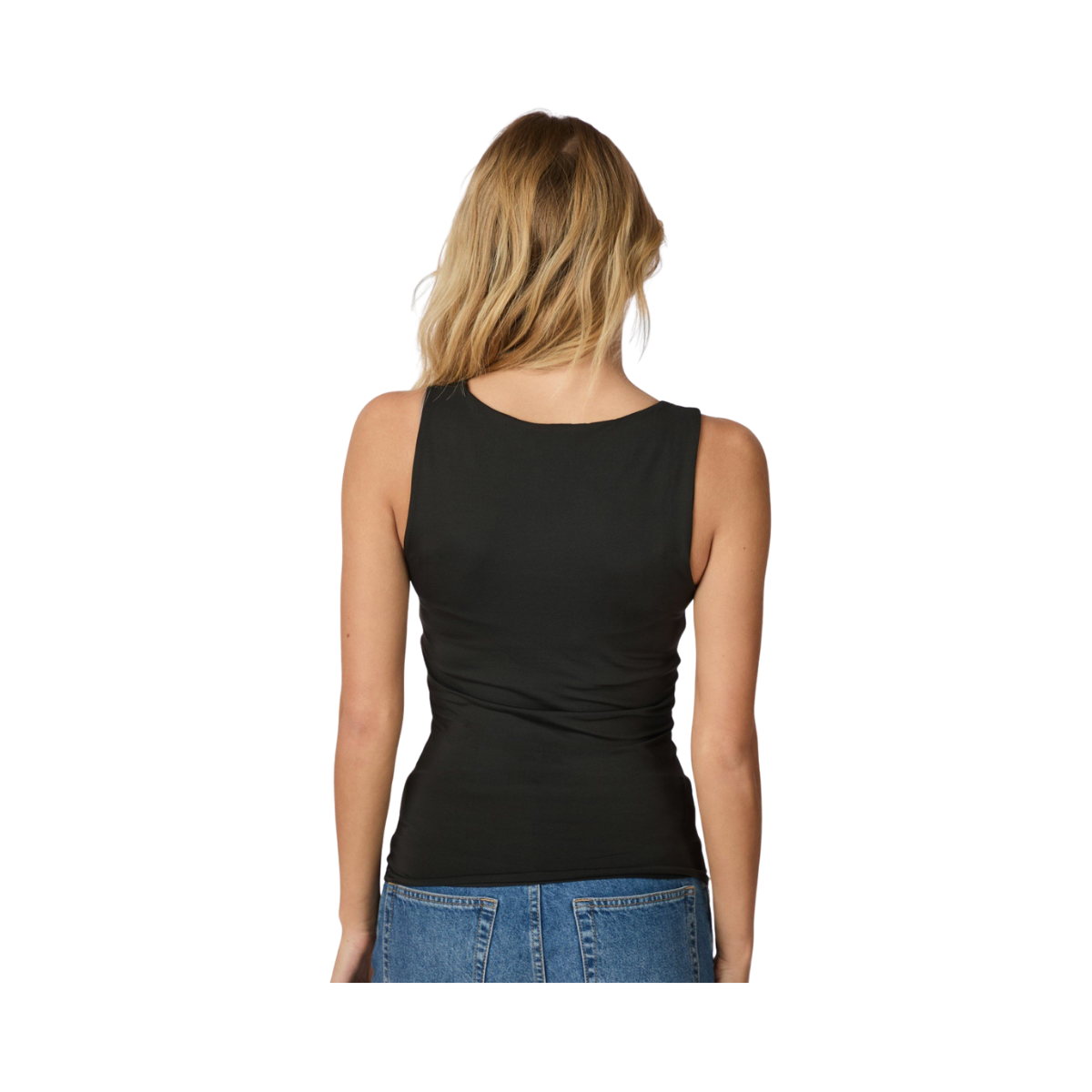 Sophia Jersey Top - Black