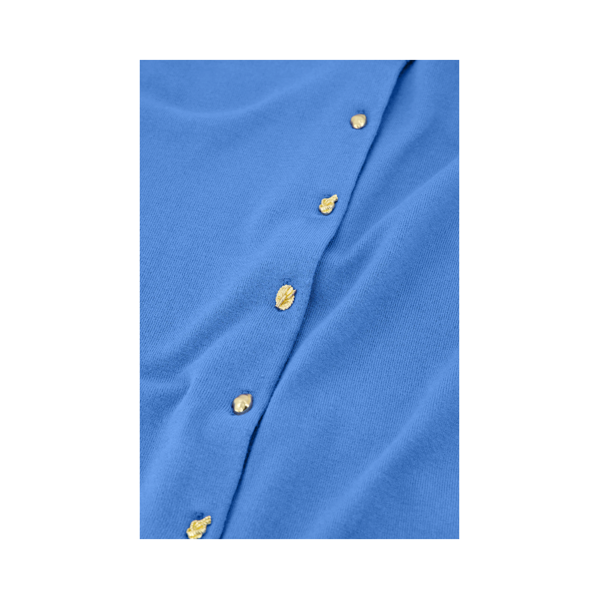 Molly Short Sleeves Cardigan - Marina Blue