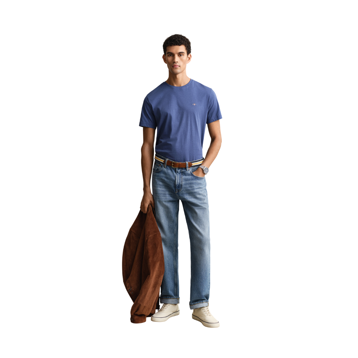 Shield SS T-Shirt - VINTAGE BLUE