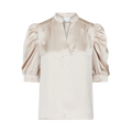 Roella Heavy Sateen Blouse - Champagne