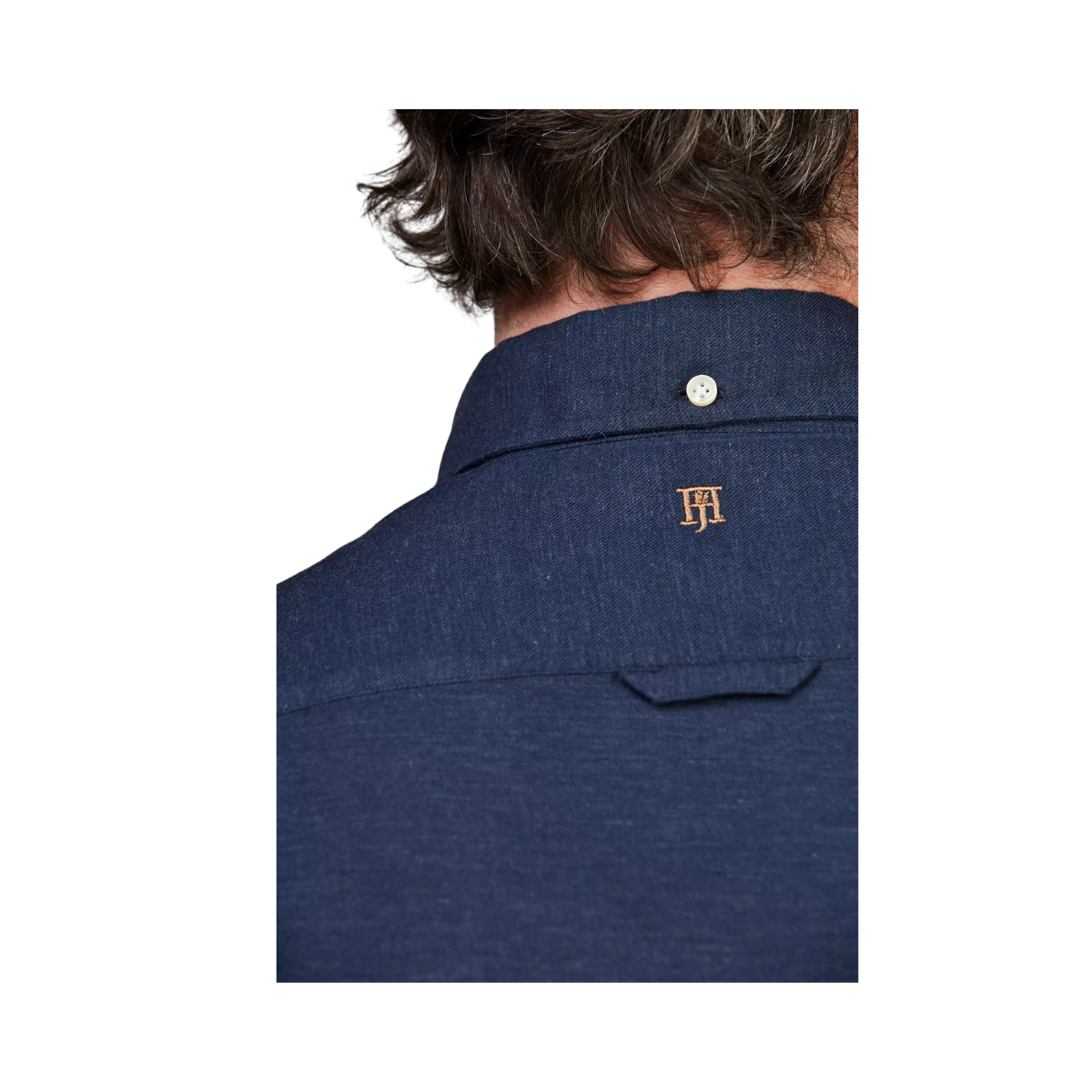 Solid Flanel Shirt - Dark Blue