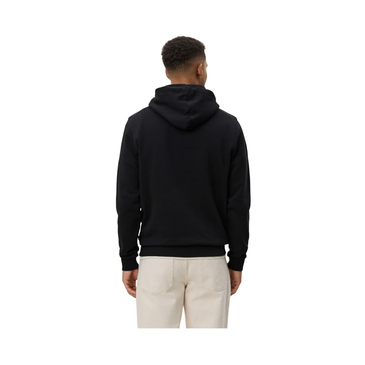 Core Contrast Hoodie - Black