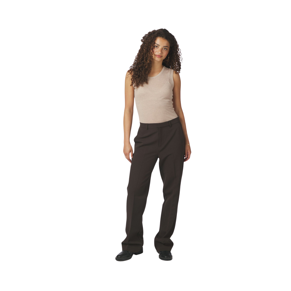 Alice Suit Pants - Dark Brown