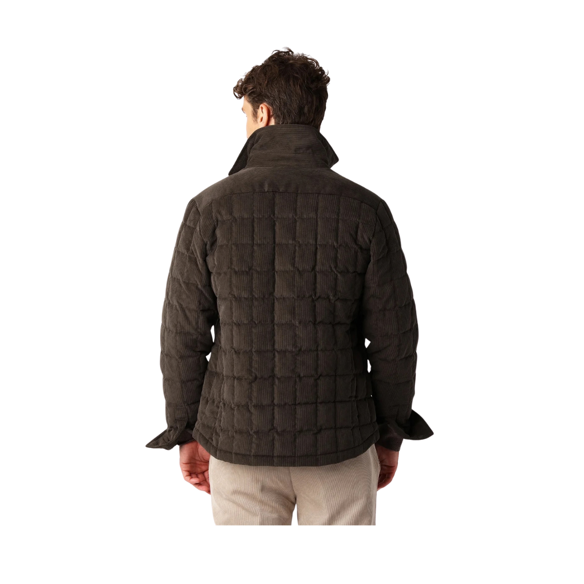 Tech Cord Jkt - Chocolate