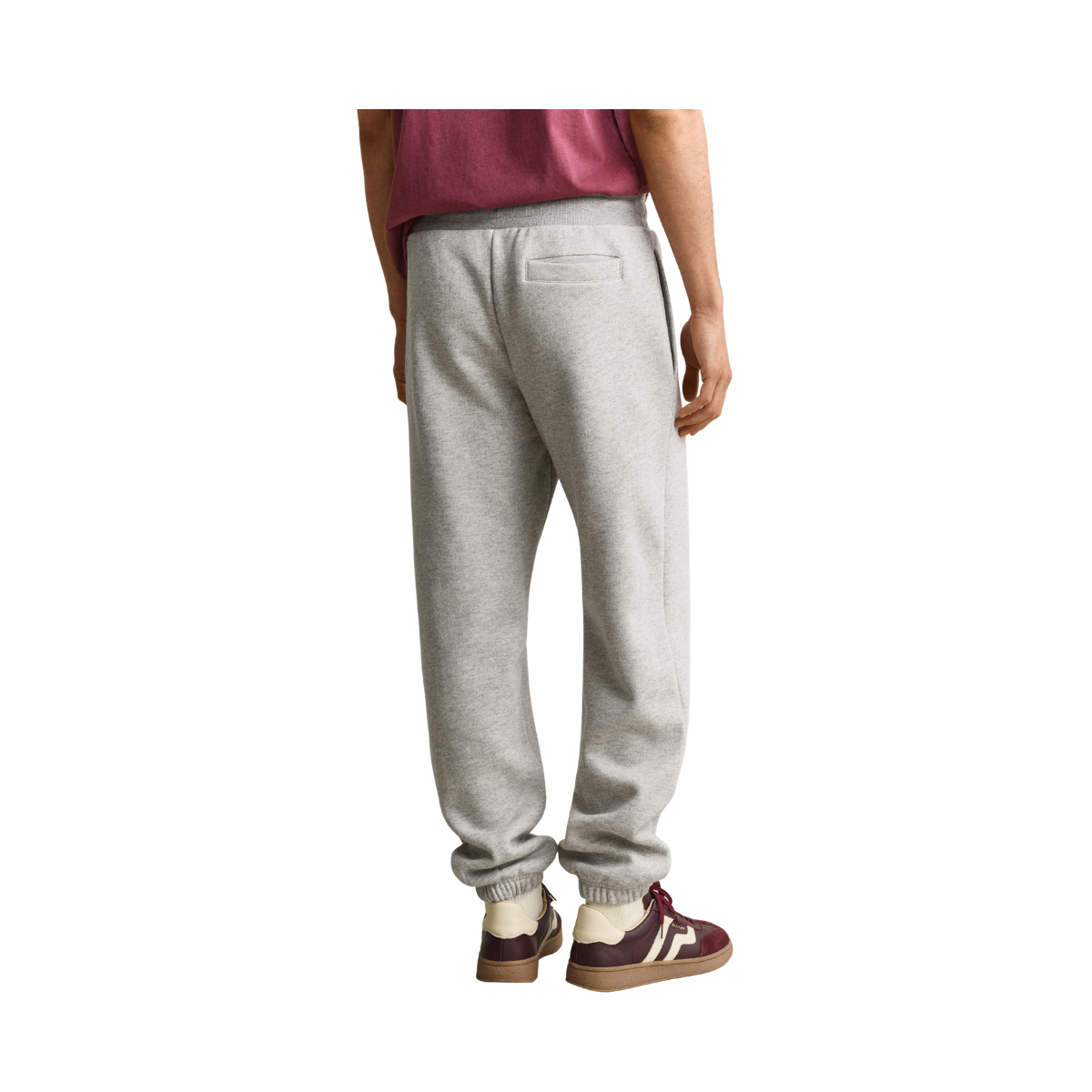 Graphic Sweatpants - Grey Melange