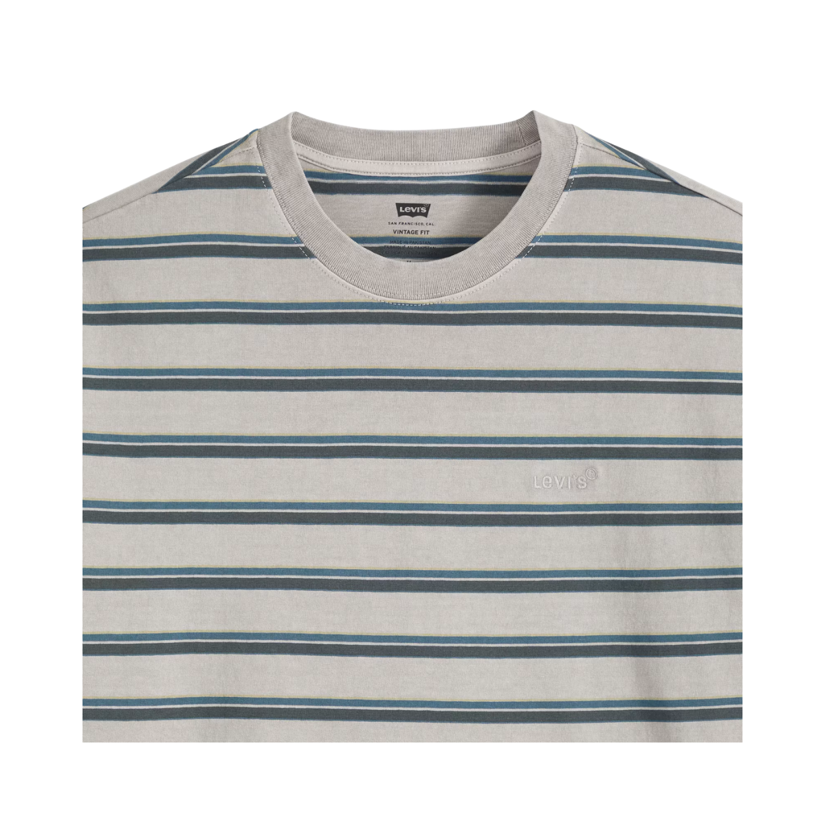 Red Tab Vintage Tee - Martin Stripe Dark Slate