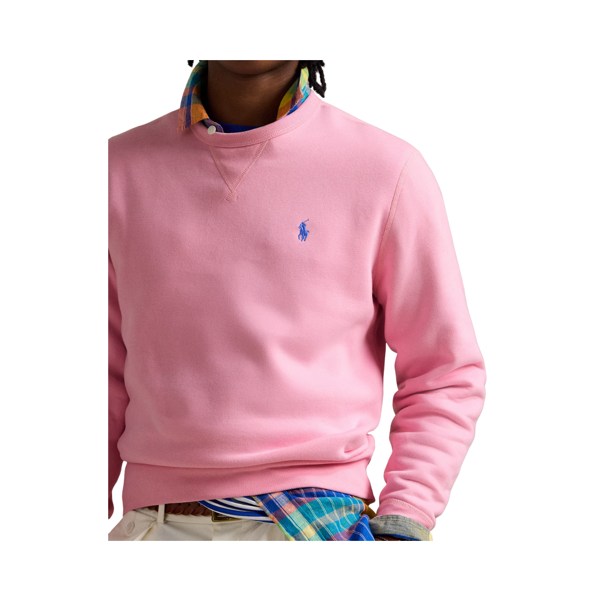 LS Fleece Sweater - Carmel Pink
