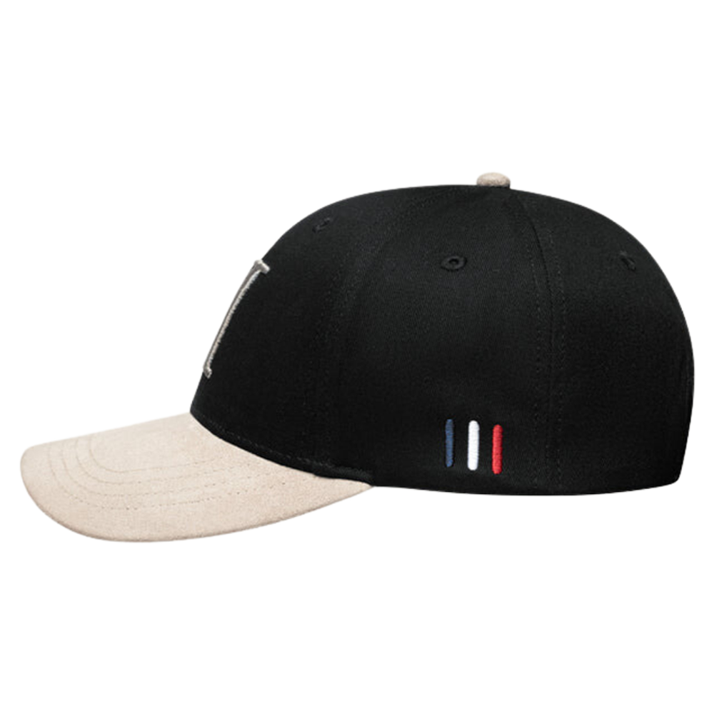 Baseball Cap Contrast Suede II - Black