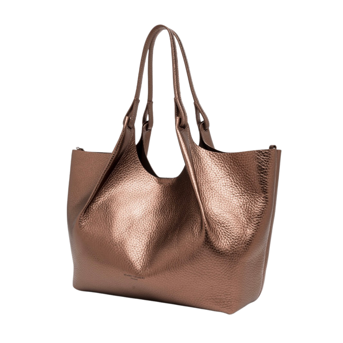 Dua Leather Handbag - Moon