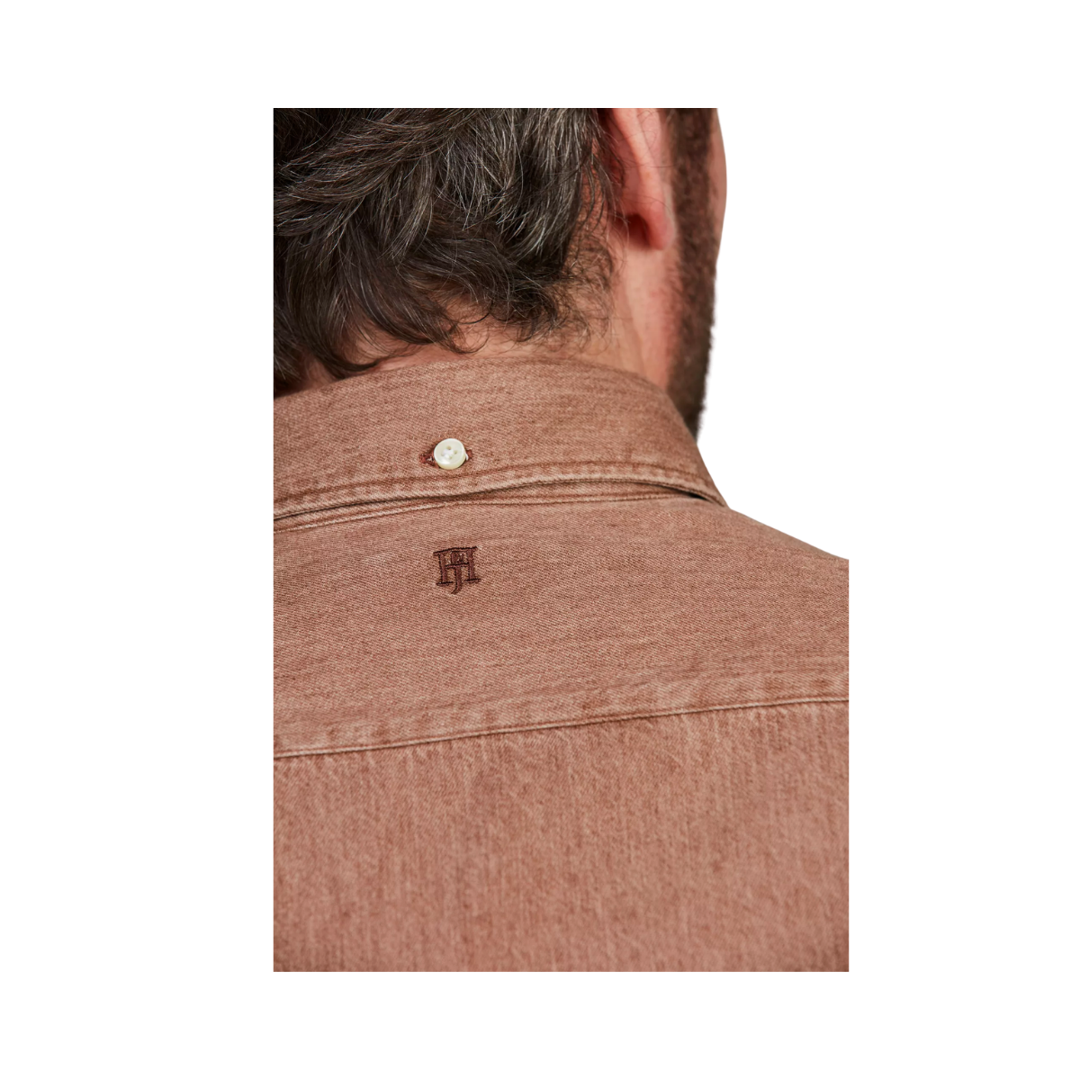 Zac Clrd Twill Denim Shirt - Rustic Brown