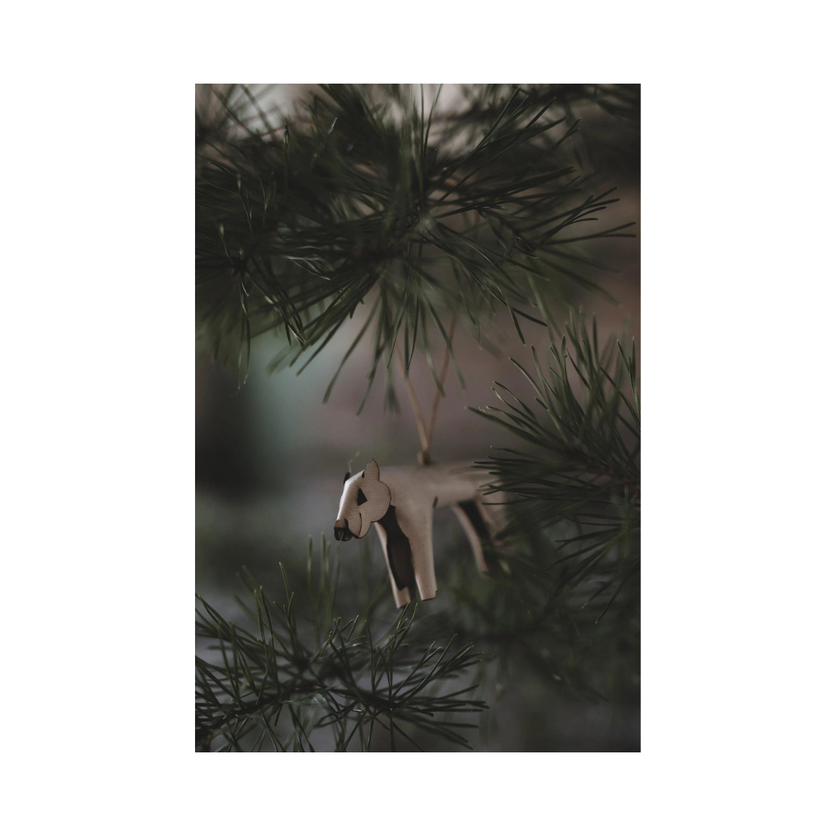 Ornament Lion Julgransdekoration - BEIGE