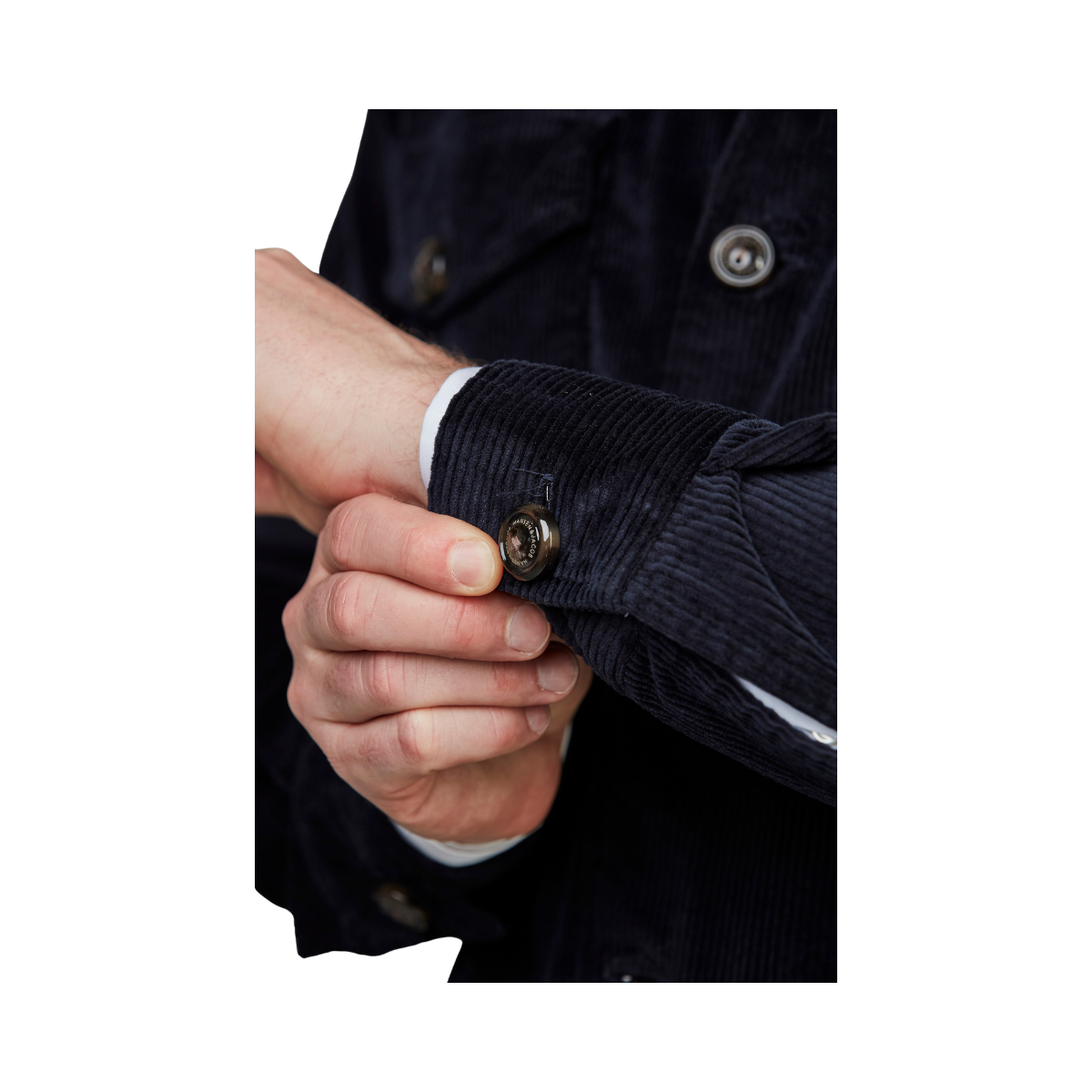 Corduroy Overshirt - Navy