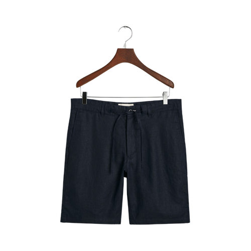 Gant RELAXED LINEN DS SHORTS - EVENING BLUE