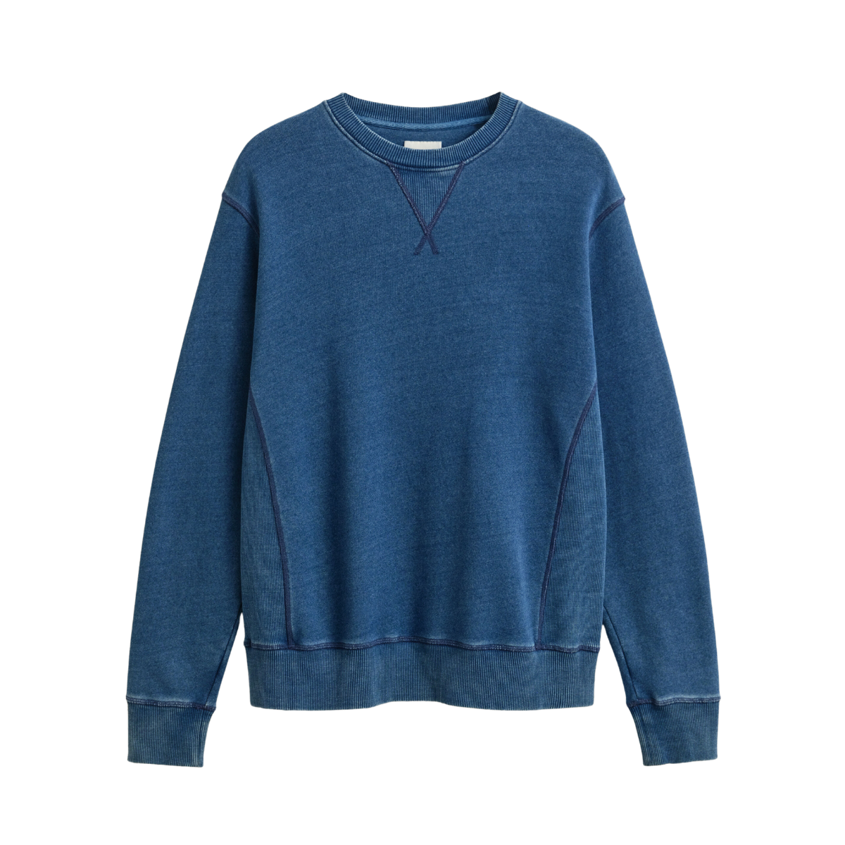 Indigo C-Neck Sweat - INDIGO