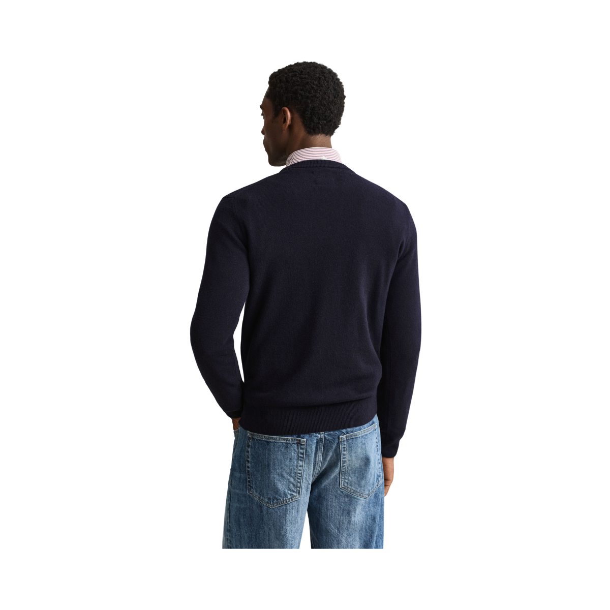 Superfine Lambswool C-Neck - Marine