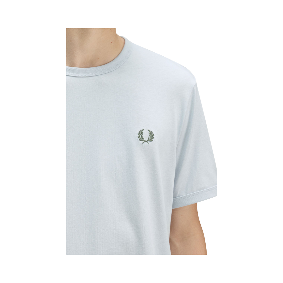 Ringer T-Shirt - Dusky Blue