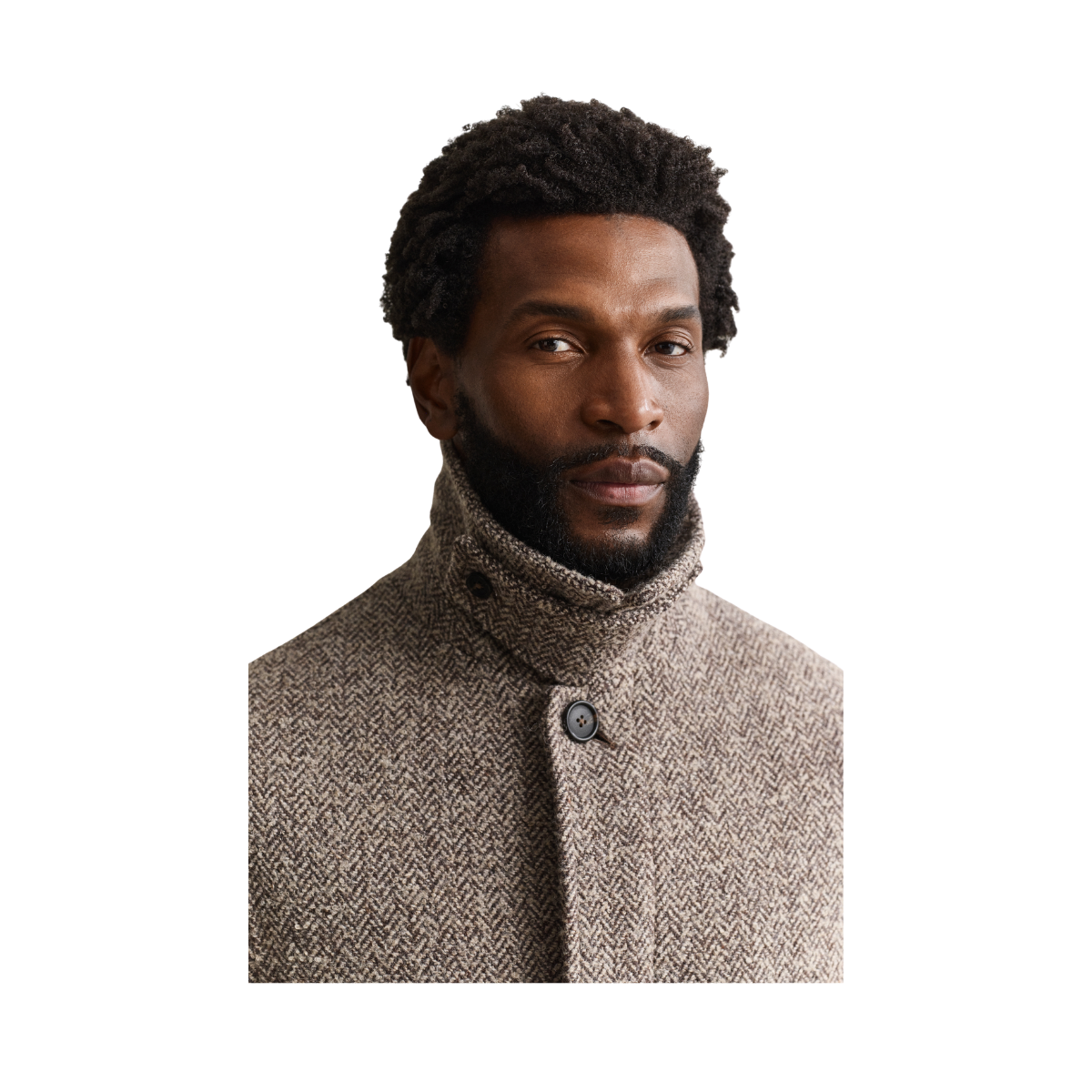 Wool Car Coat - Mist Taupe