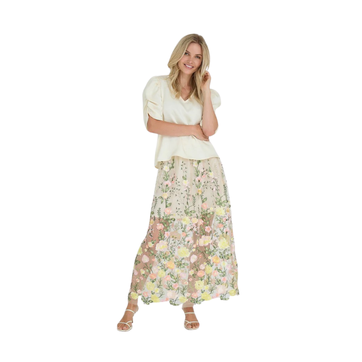 Sindrella Blouse - Pale Yellow