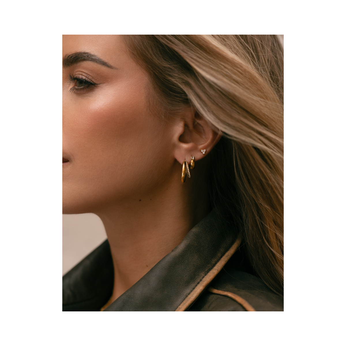 Raya Gold Hoops - gold